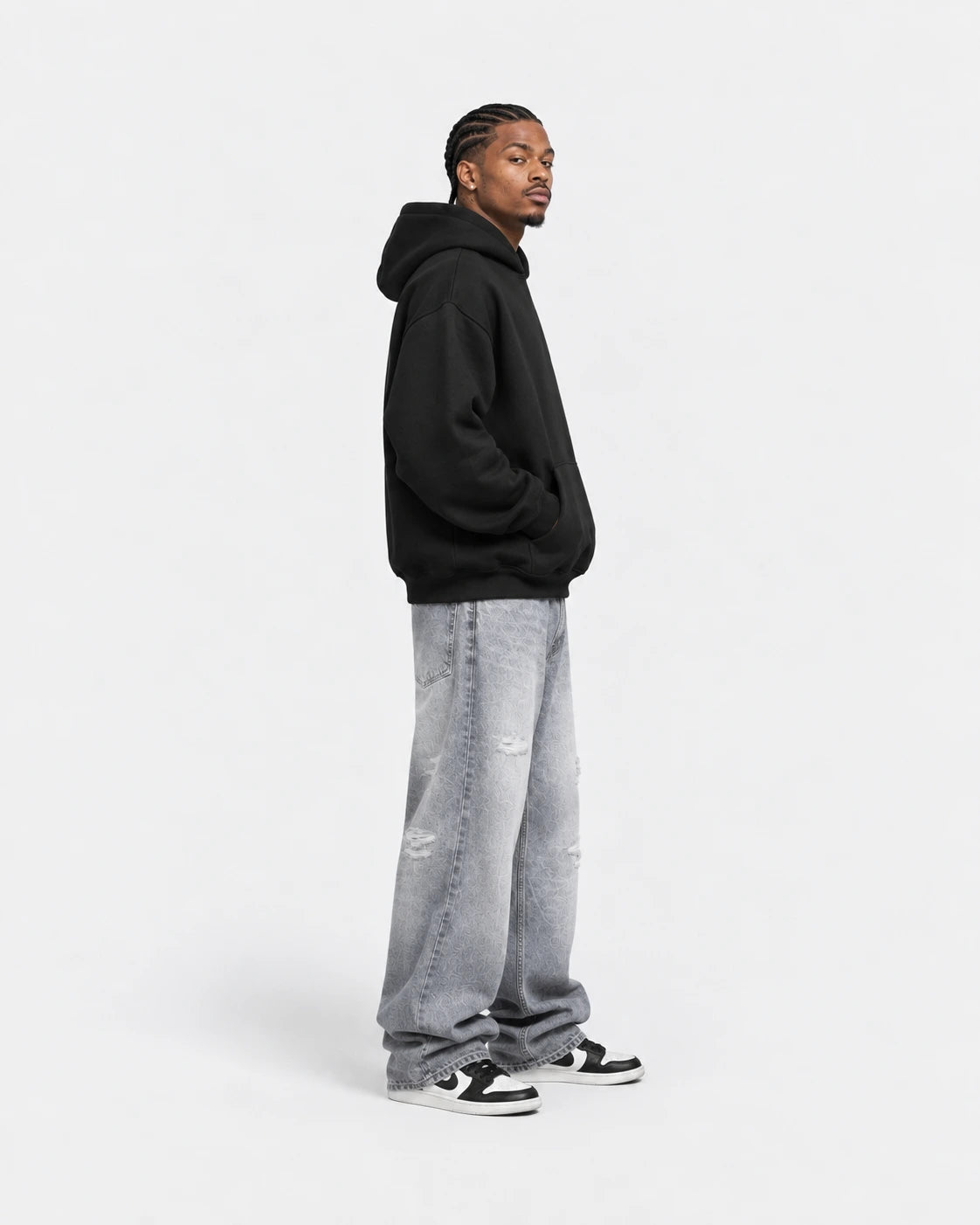 ZWISCHEN DRUCK UND RUHE - Oversized Hoodie