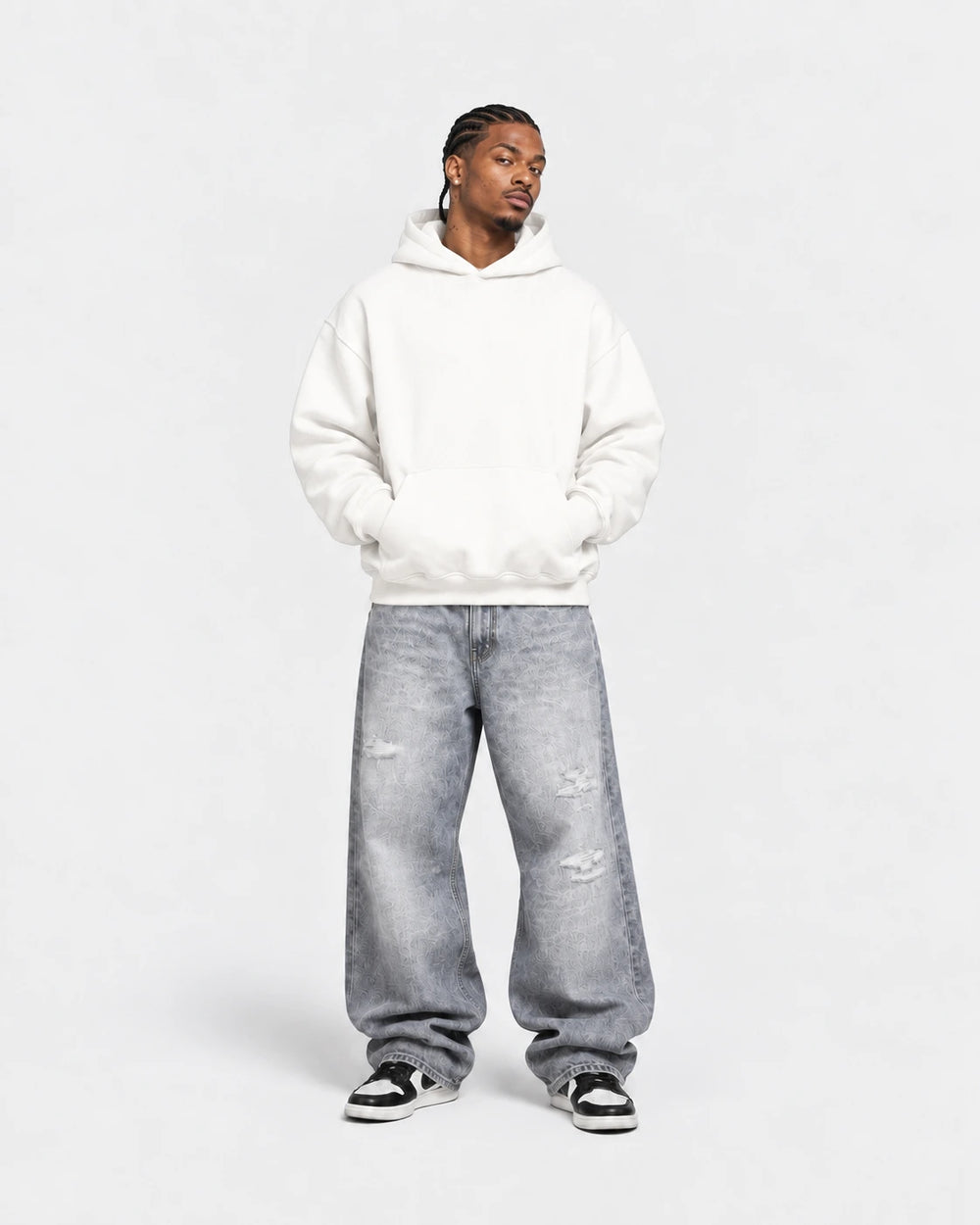 
ZWISCHEN DRUCK UND RUHE - Oversized Hoodie