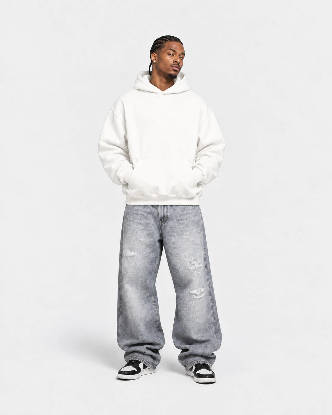 ZWISCHEN DRUCK UND RUHE - Oversized Hoodie