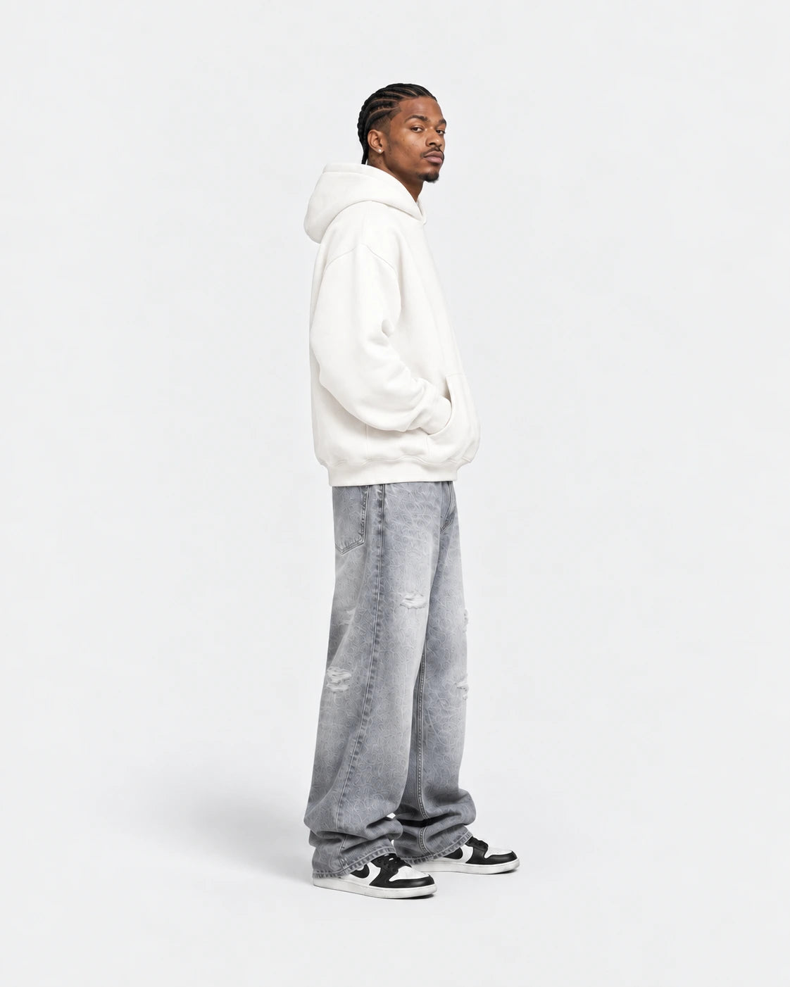 ZWISCHEN DRUCK UND RUHE - Oversized Hoodie