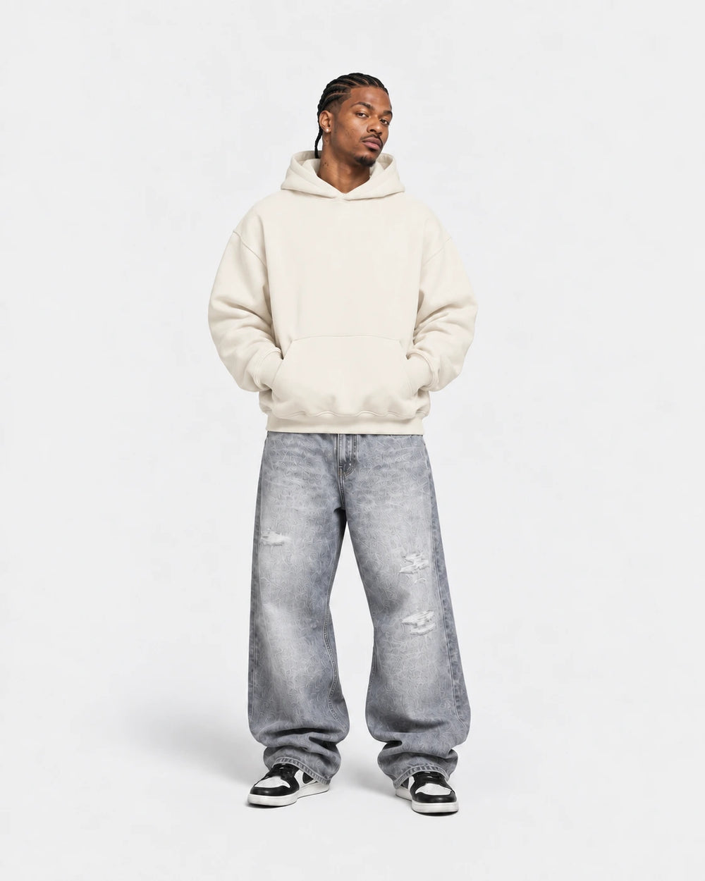 
ZWISCHEN DRUCK UND RUHE - Oversized Hoodie