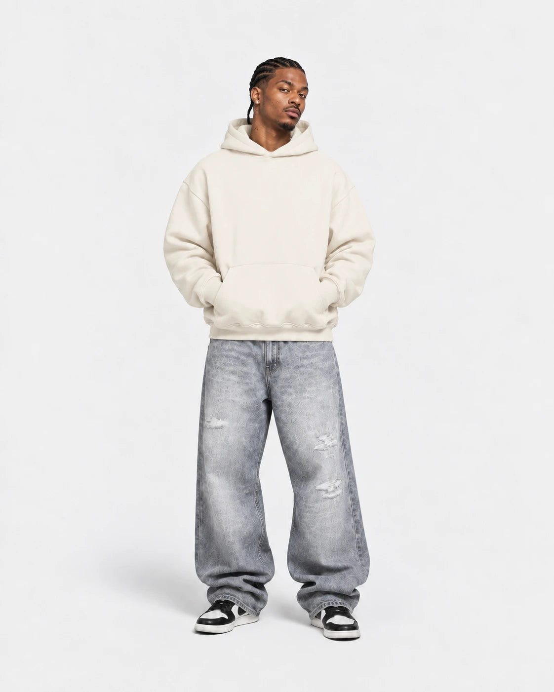 ZWISCHEN DRUCK UND RUHE - Oversized Hoodie