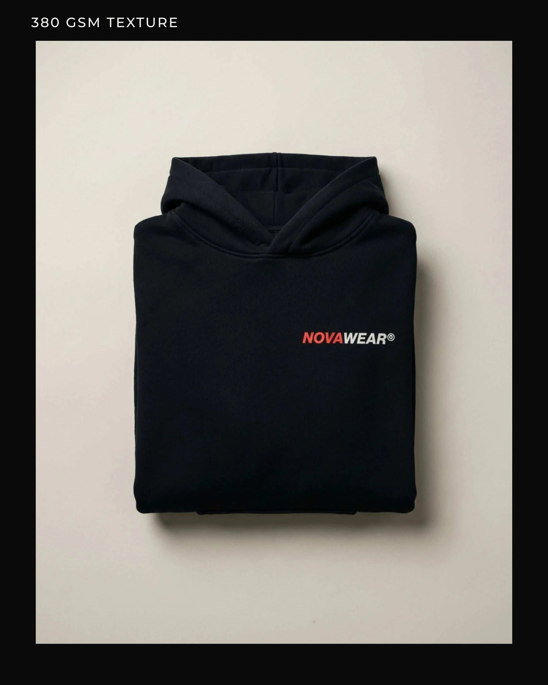 Image of VISION HOODIE – Frontprint Edition (380 GSM Oversized)