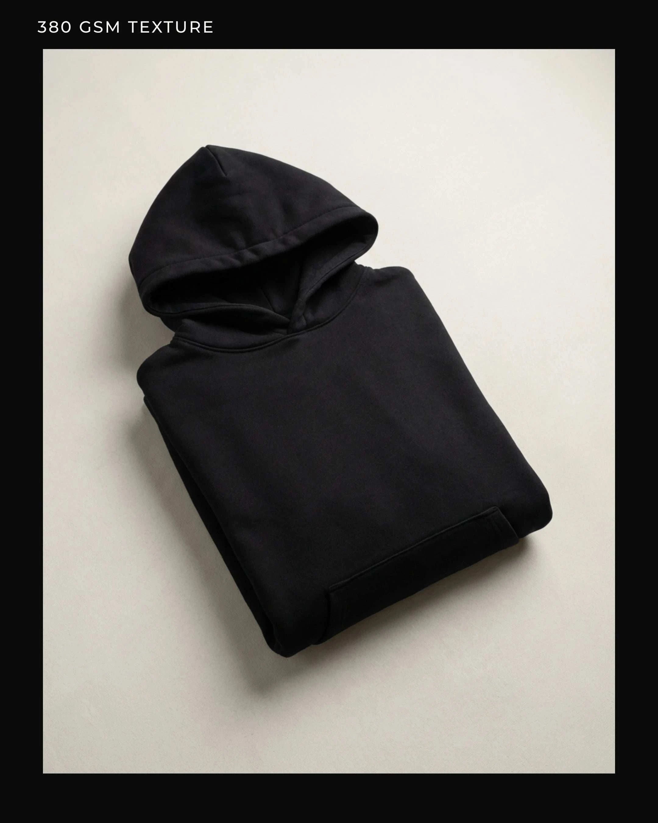 Image of MIDNIGHT LAYERS HOODIE – Backprint Edition (380 GSM Oversized)