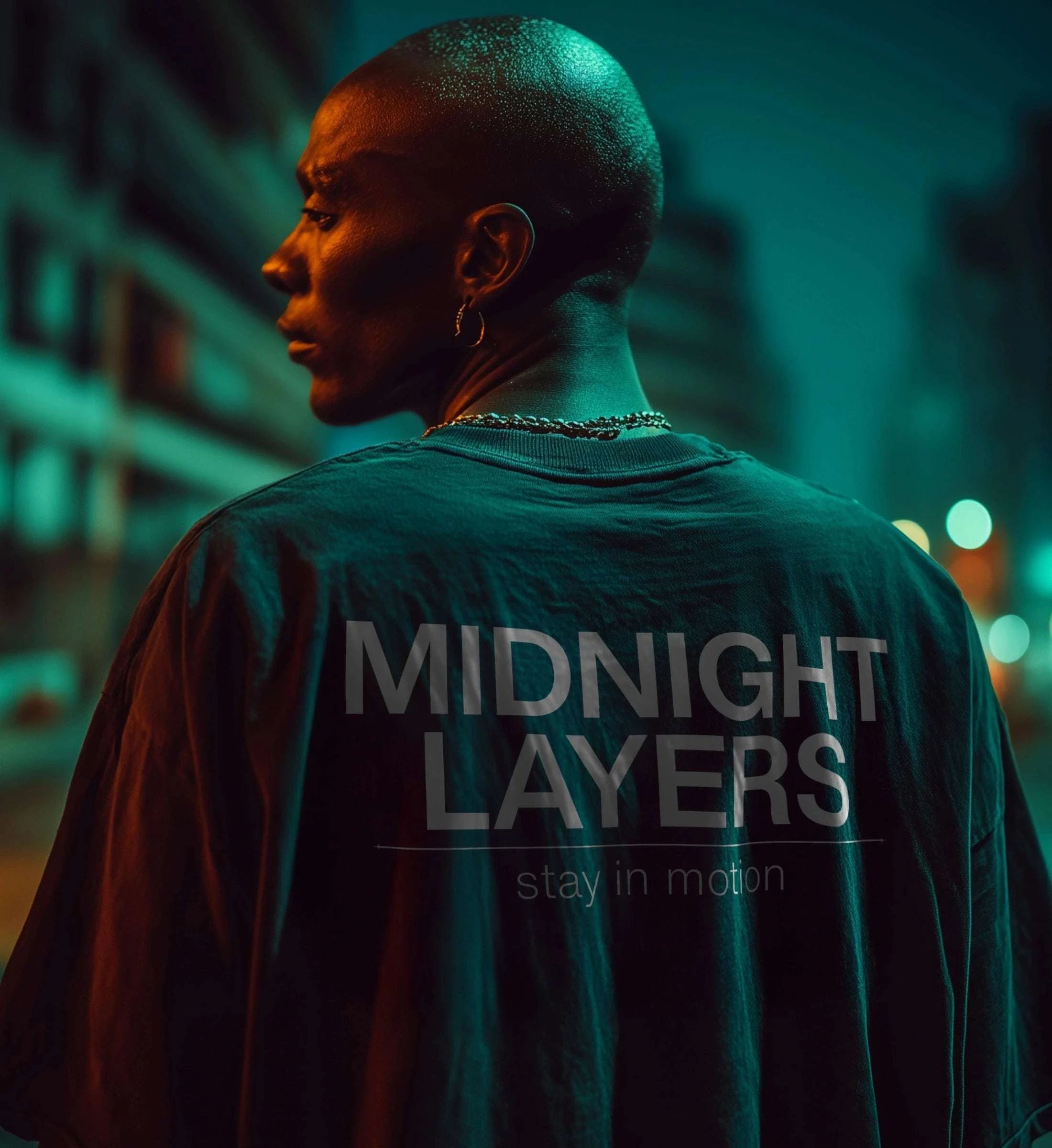 Image of MIDNIGHT LAYERS TEE – Backprint Edition