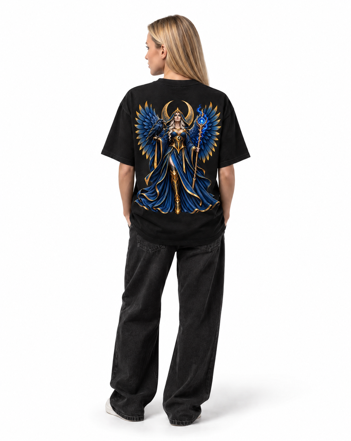 NOVAWEAR® NIGHT EMPRESS Heavyweight Oversized T-Shirt