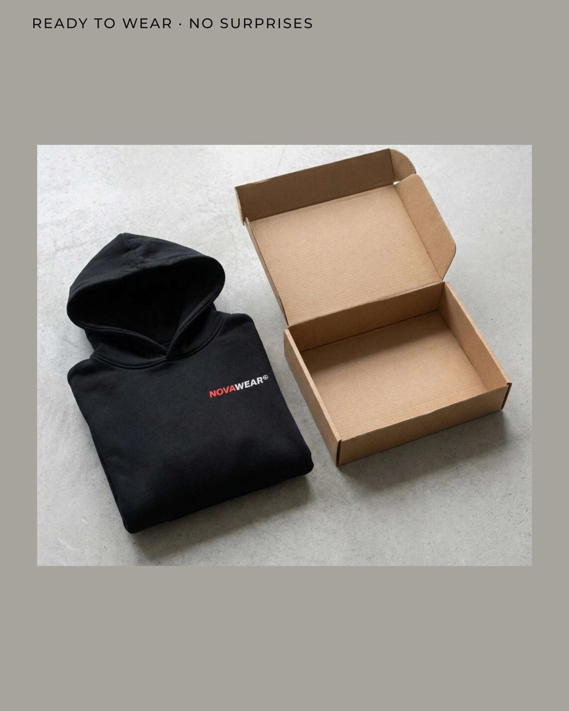 Image of VISION HOODIE – Frontprint Edition (380 GSM Oversized)