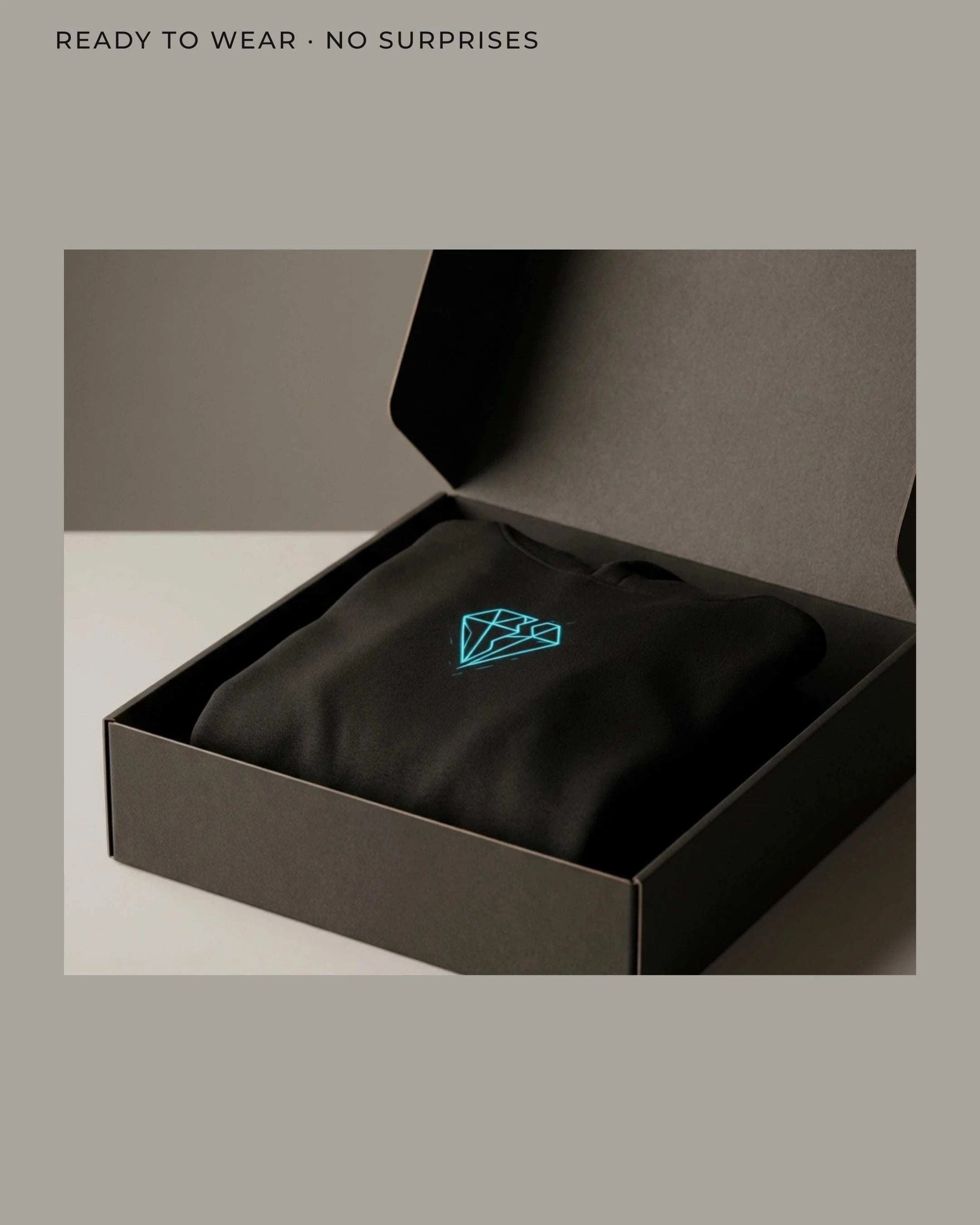 Image of Split Diamond Ikarus Hoodie – Cyan