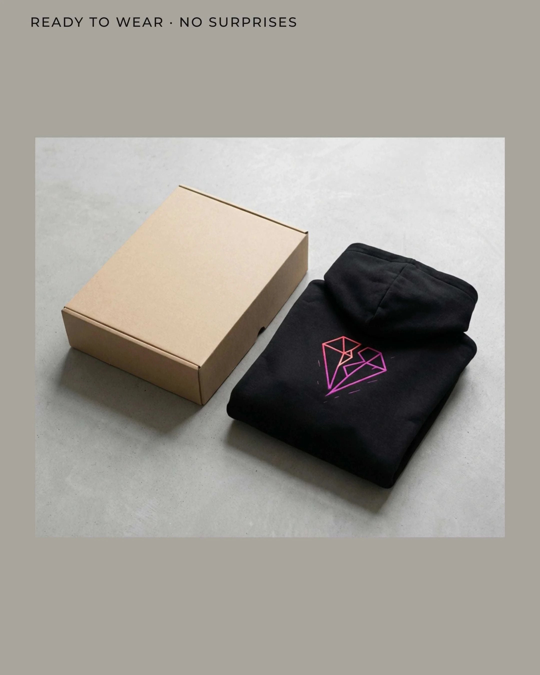 Image of Split Diamond Ikarus Hoodie – Magenta