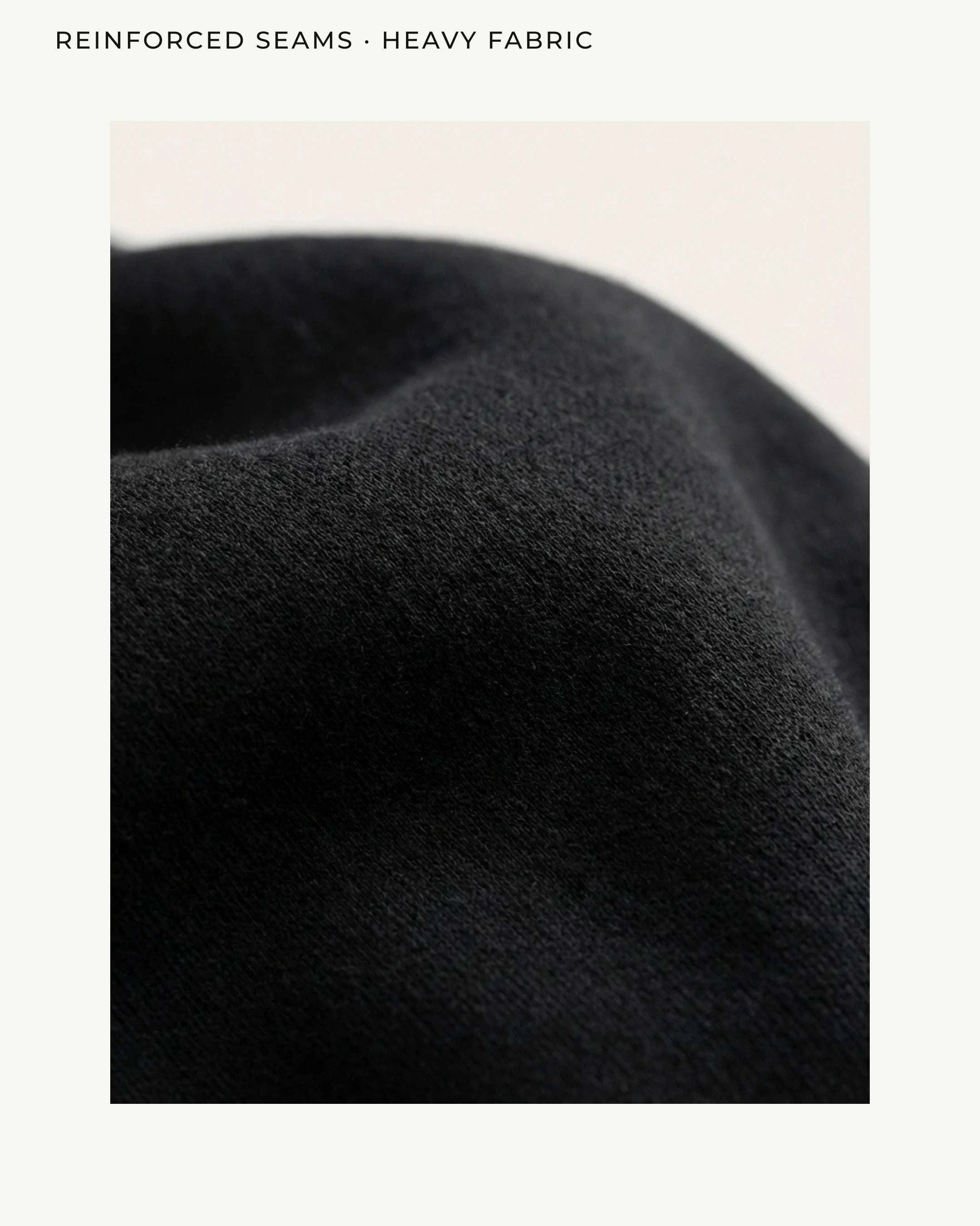 Image of NOVA CORE HOODIE – Black Edition (380 GSM Premium Oversized)