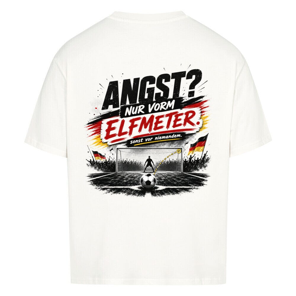 Angst? Nur vorm Elfmeter Oversized Shirt T-Shirt MarketPrint