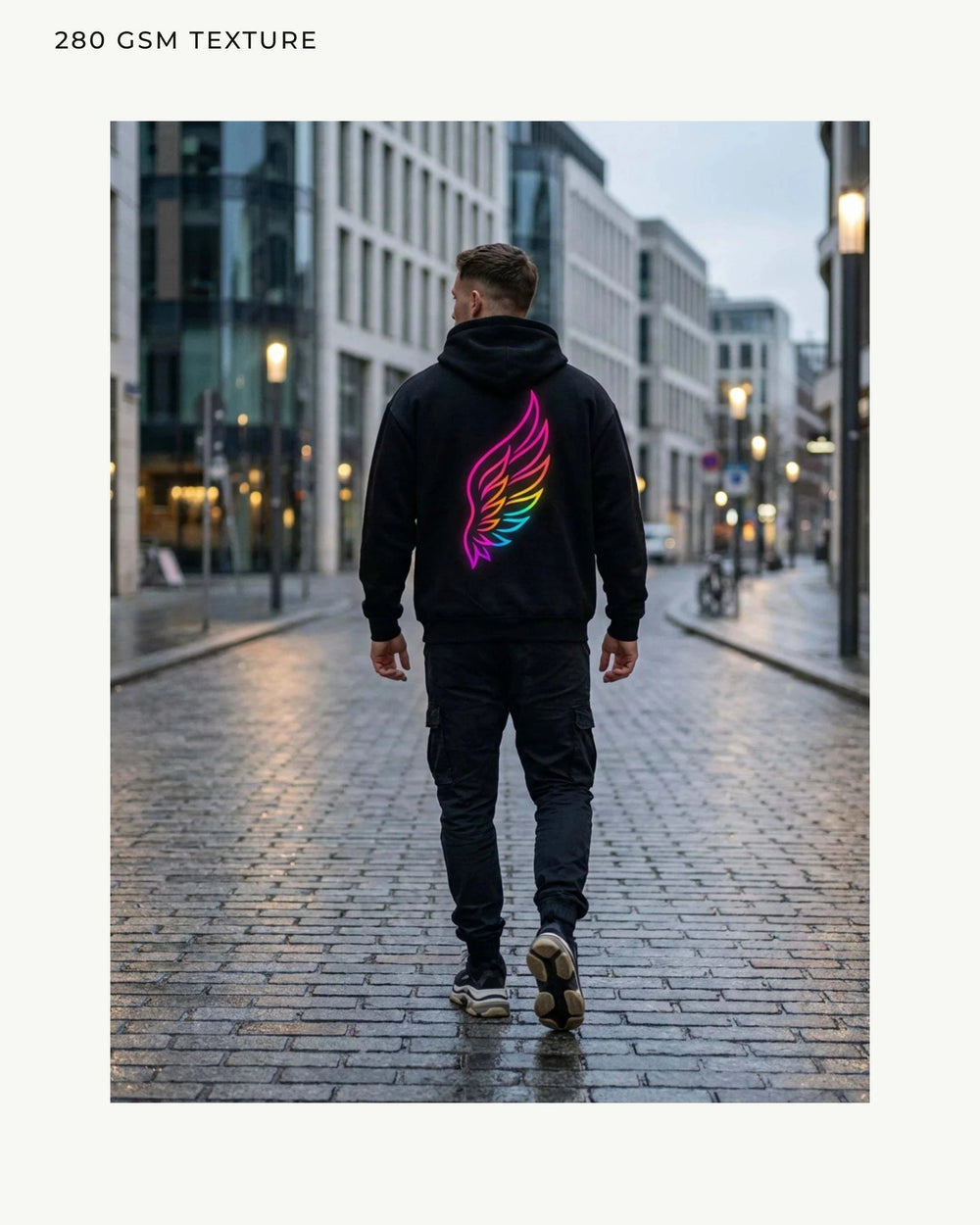 Ascend Wing Hoodie – Cyan/Magenta Hoodie Novawear