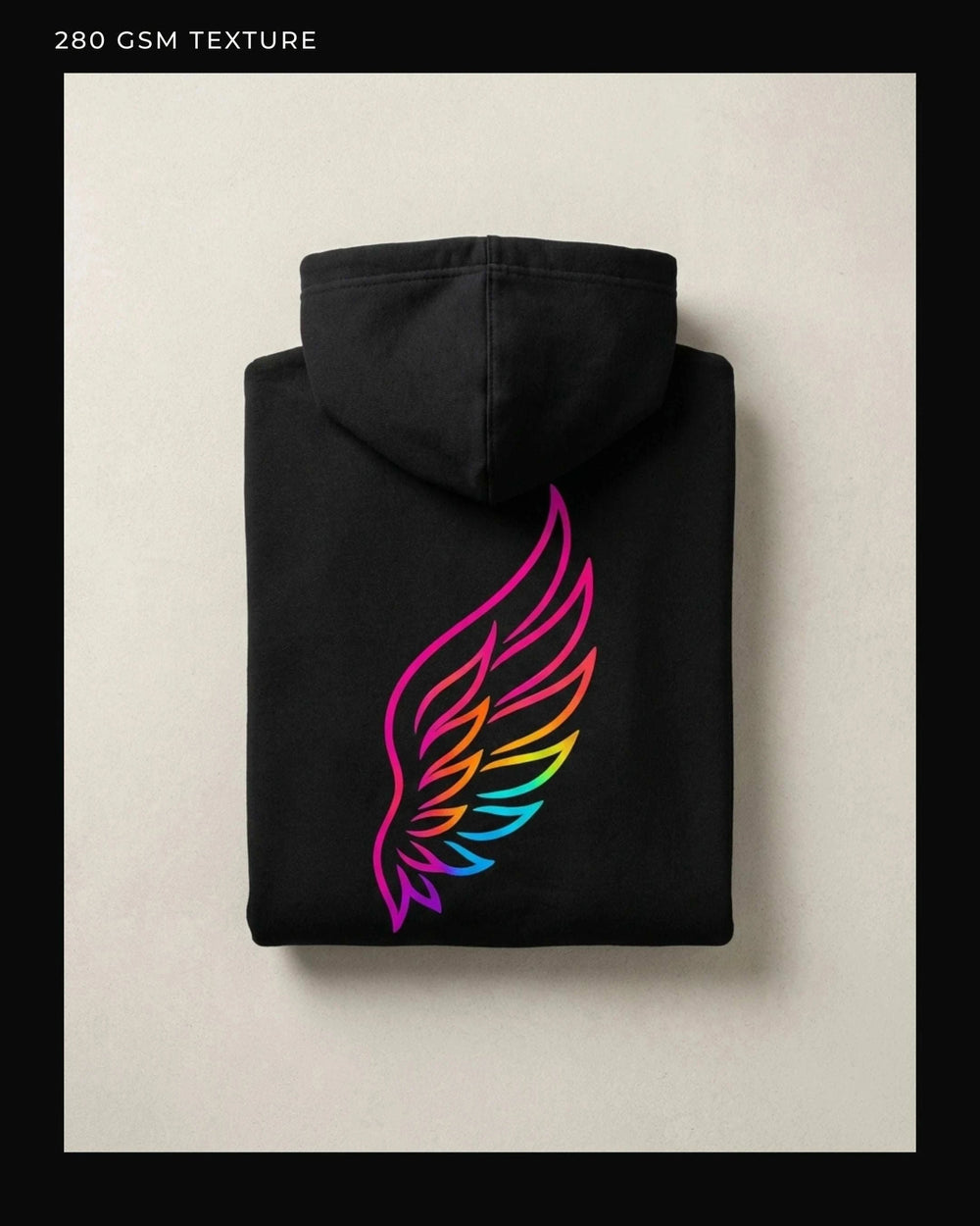 Ascend Wing Hoodie – Cyan/Magenta Hoodie Novawear