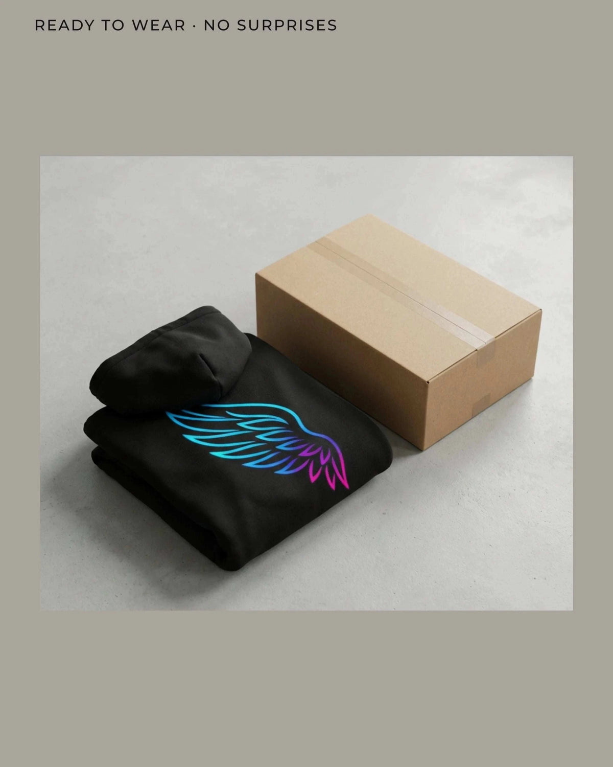 Ascend Wing Hoodie – Cyan/Magenta Hoodie Novawear