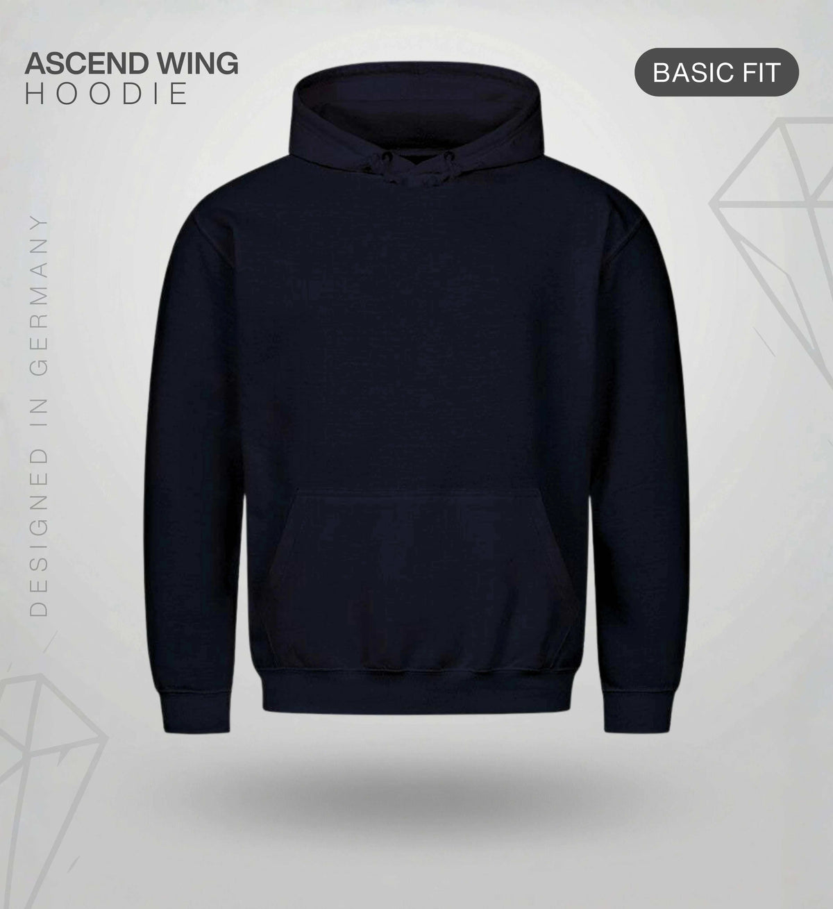 Ascend Wing Hoodie – Cyan/Magenta Hoodie Novawear