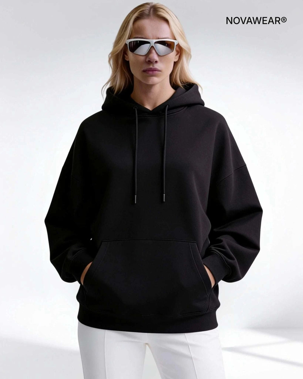CRIMSON WOLF HOODIE - Unisex Kapuzenpullover Hoodie 280 Hoodie Novawear