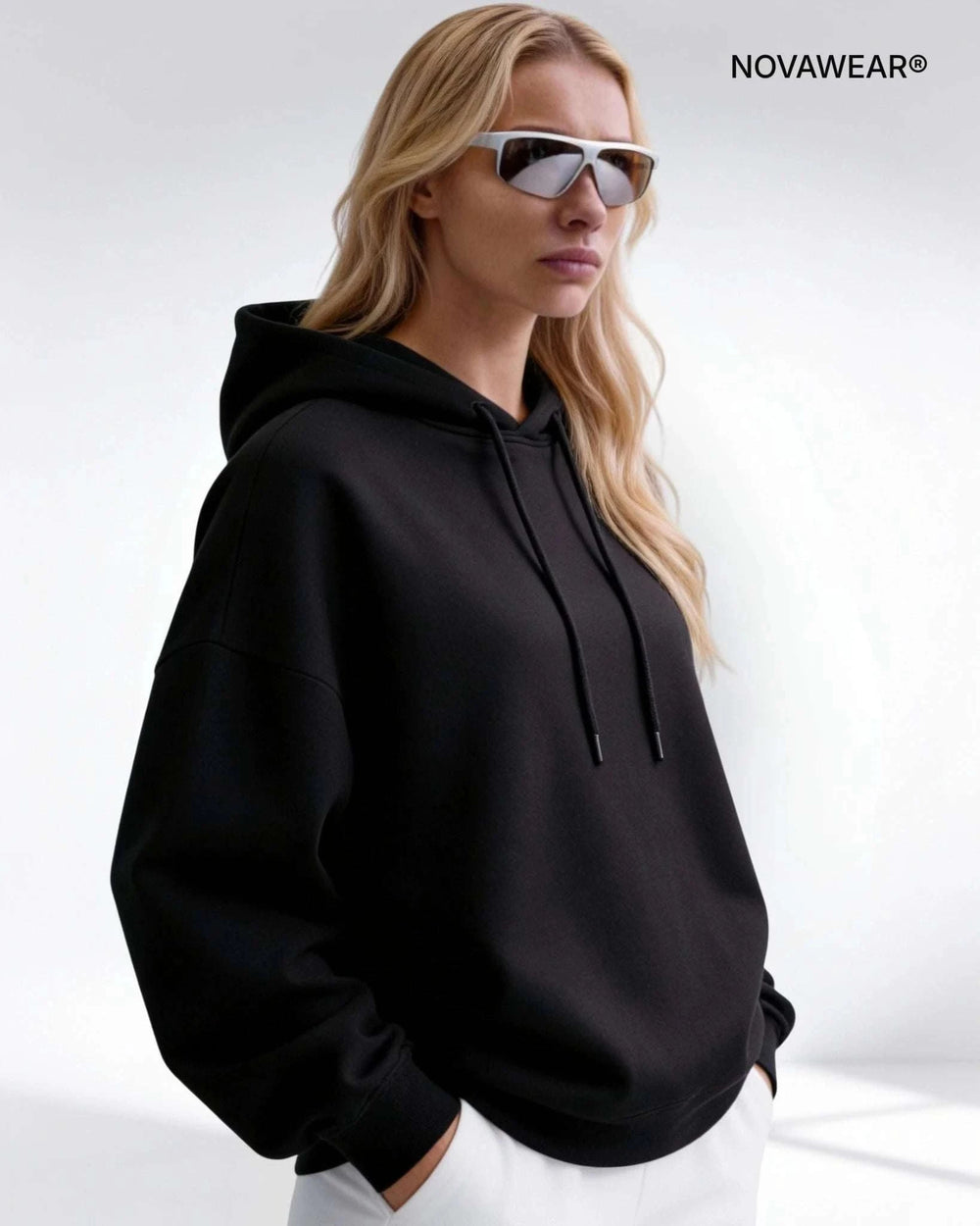 CRIMSON WOLF HOODIE - Unisex Kapuzenpullover Hoodie 280 Hoodie Novawear