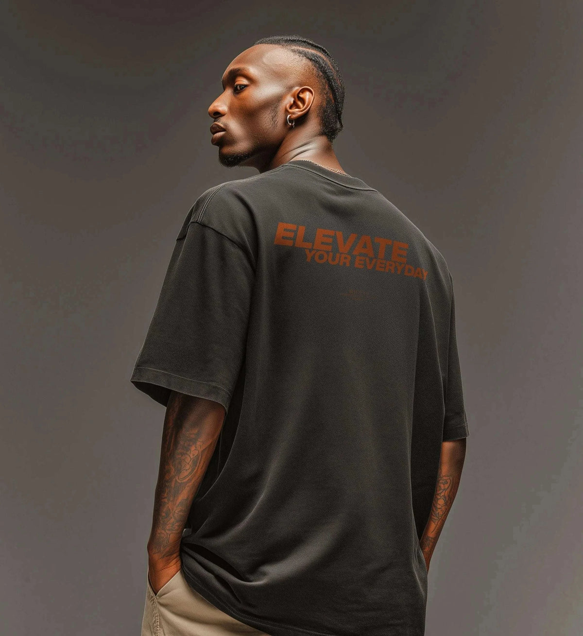 ELEVATE TEE – Backprint Edition Oversized T-Shirt Novawear