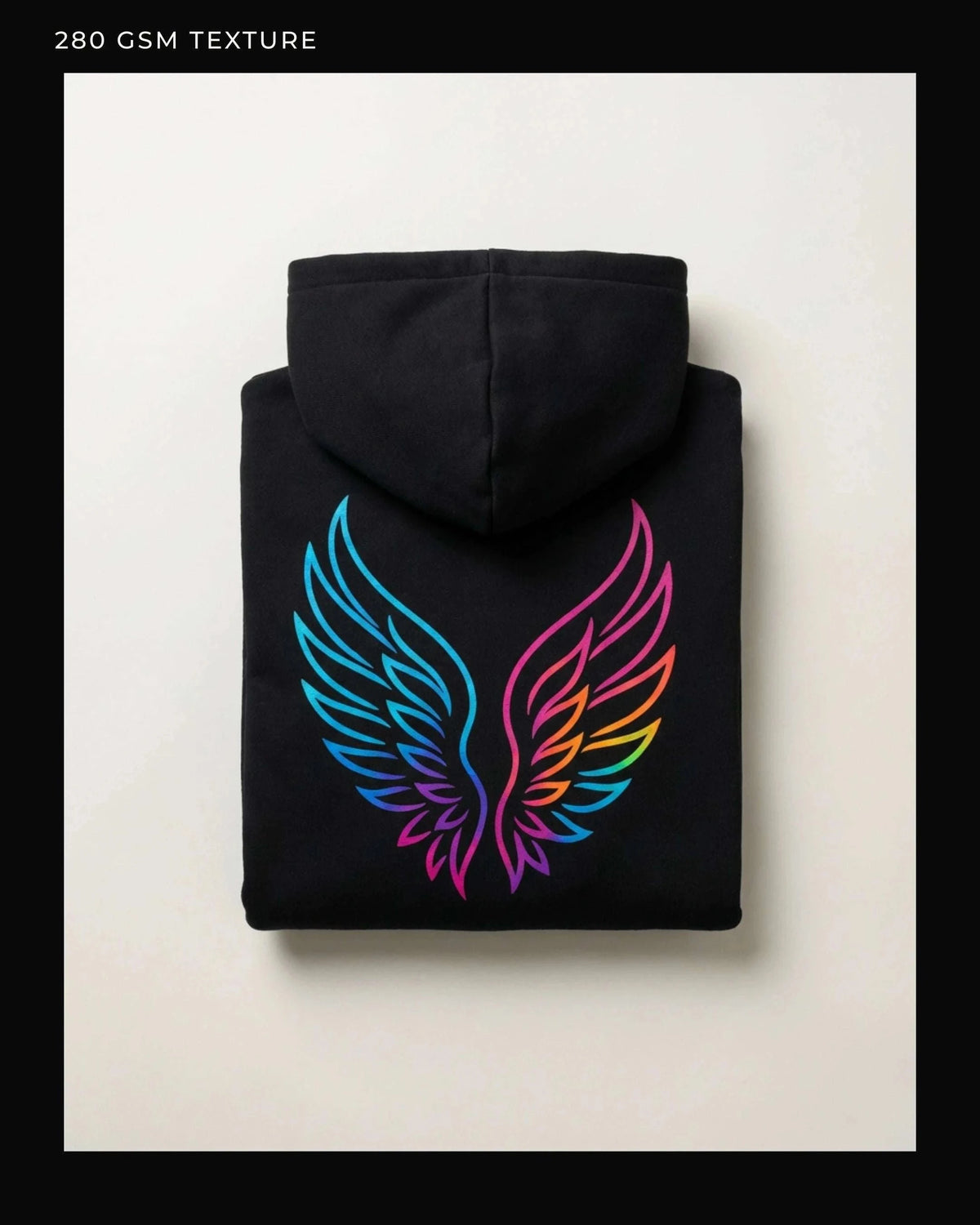 Icarus Wing Hoodie – Spectrum Oversized Hoodie Novawear