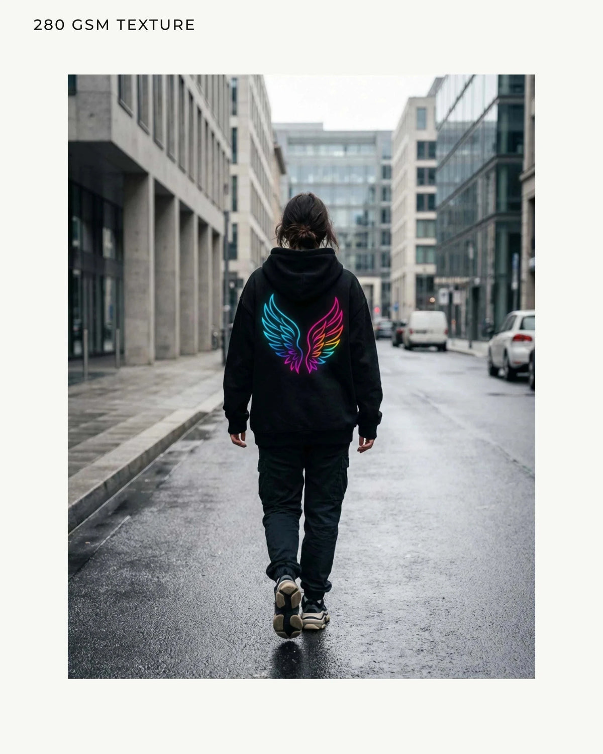 Icarus Wing Hoodie – Spectrum Oversized Hoodie Novawear
