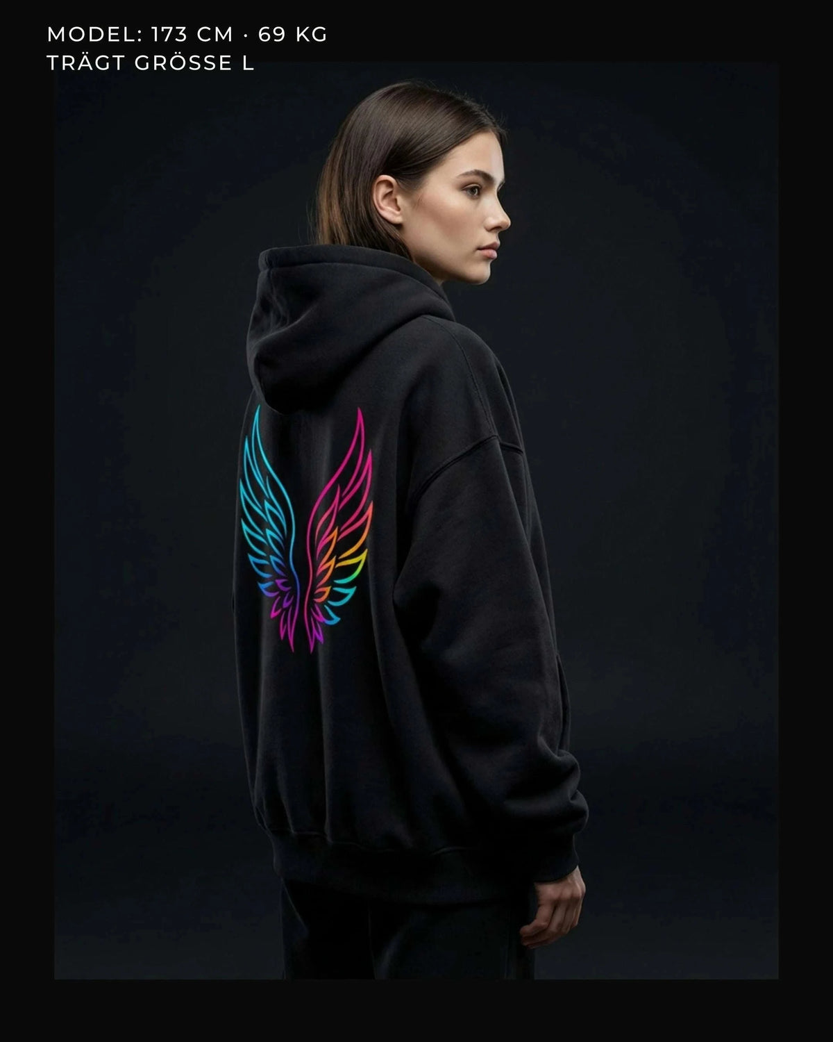 Icarus Wing Hoodie – Spectrum Oversized Hoodie Novawear