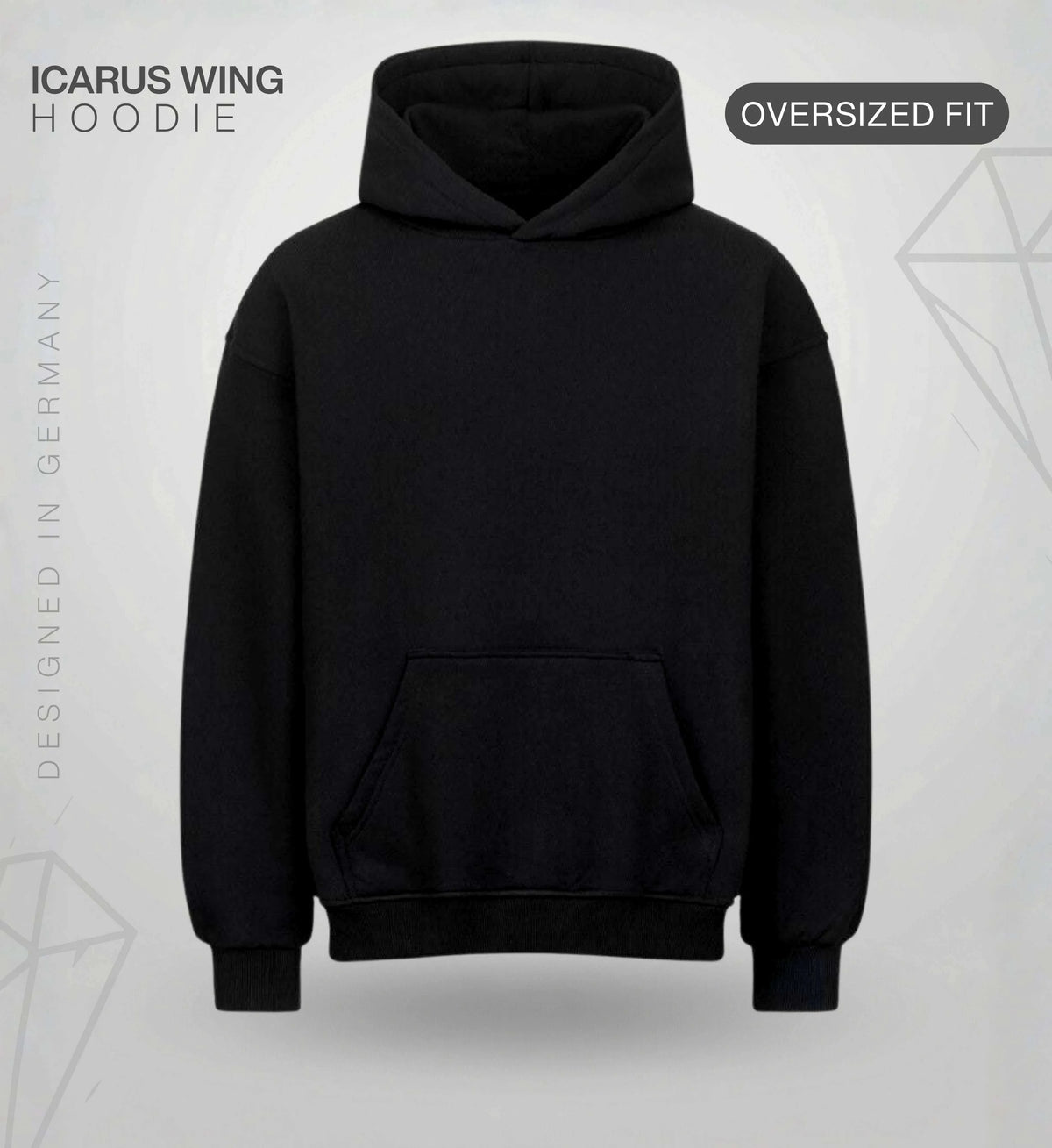 Icarus Wing Hoodie – Spectrum Oversized Hoodie Novawear