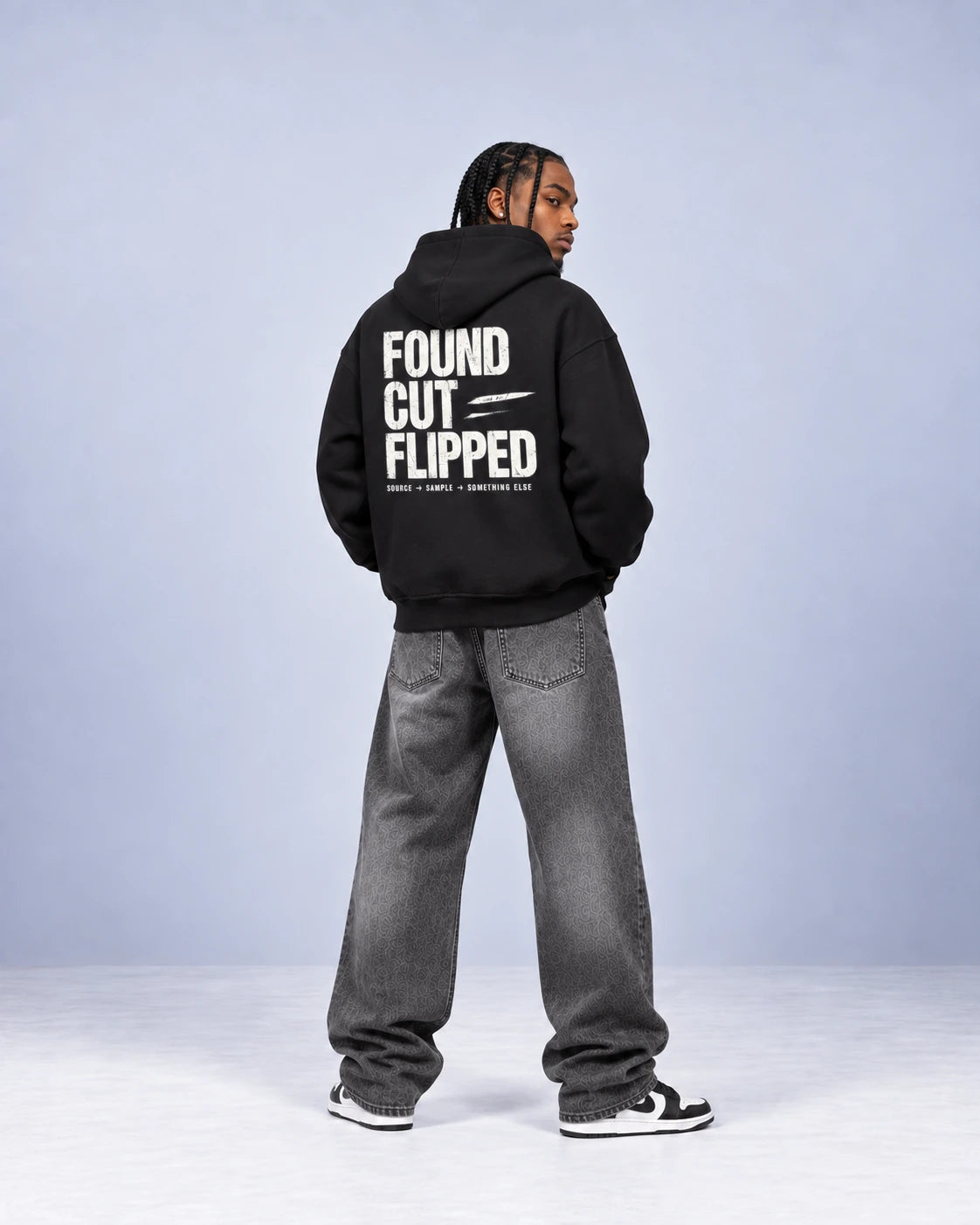 FOUND / CUT / FLIPPED - Oversized Hoodie