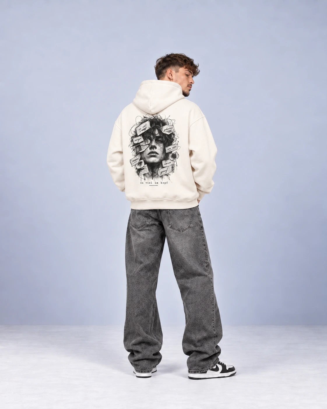 ZU VIEL IM KOPF - Oversized Hoodie