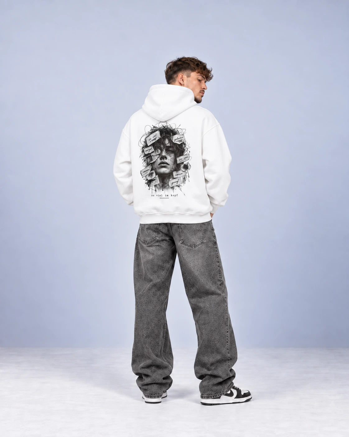 ZU VIEL IM KOPF - Oversized Hoodie