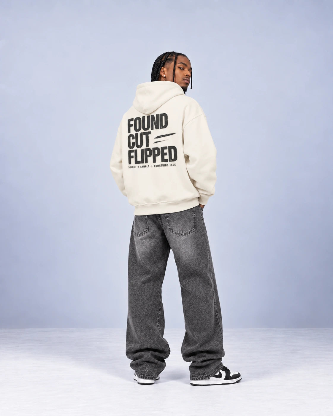 FOUND / CUT / FLIPPED - Oversized Hoodie