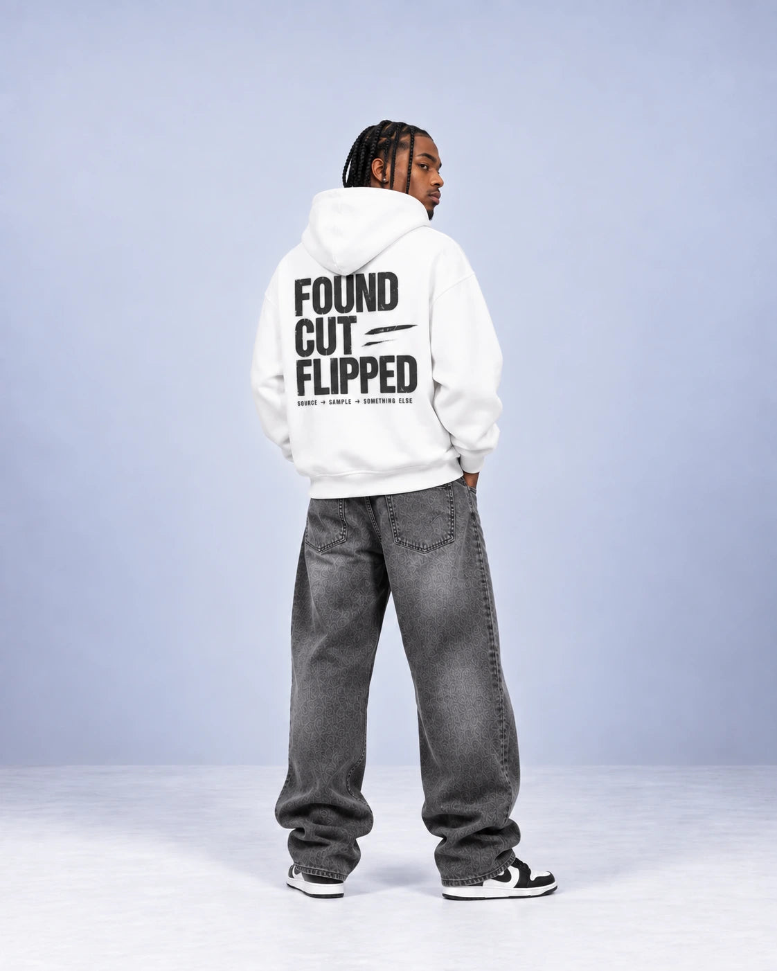 FOUND / CUT / FLIPPED - Oversized Hoodie