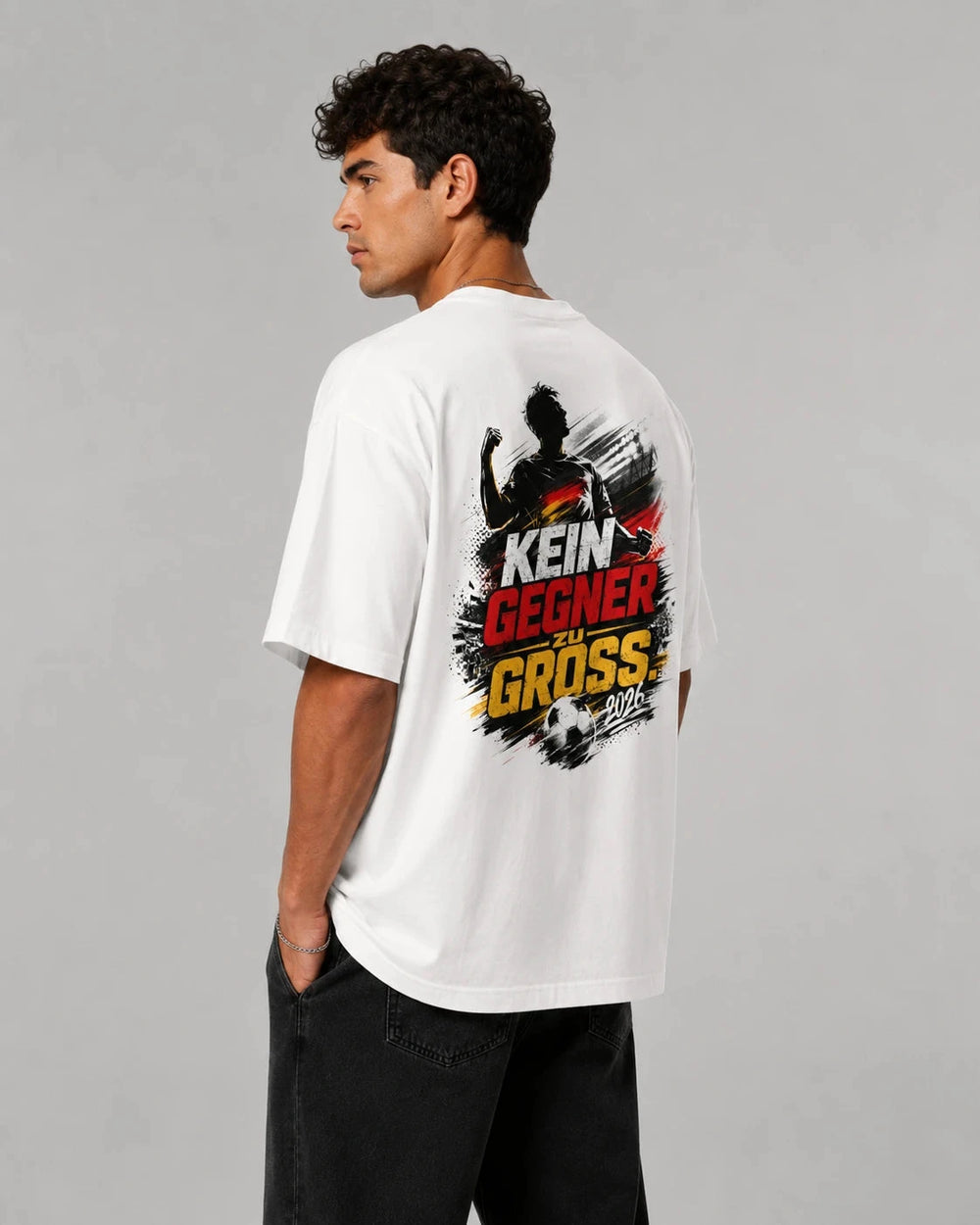 Kein Gegner zu groß 2026 Oversized Shirt Oversized T-Shirt Novawear