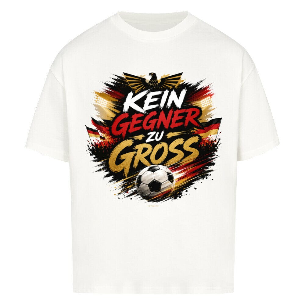Kein Gegner zu groß Oversized Shirt Oversized T-Shirt Novawear