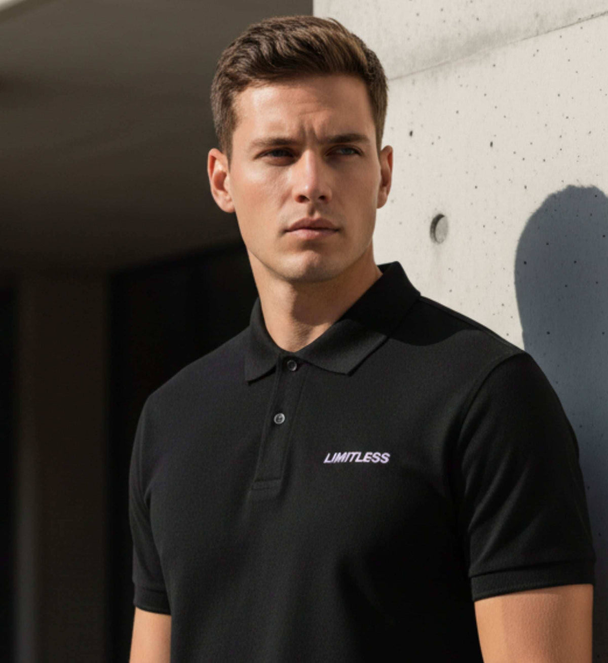 LIMITLESS POLO – Script Edition Poloshirt Stick Novawear