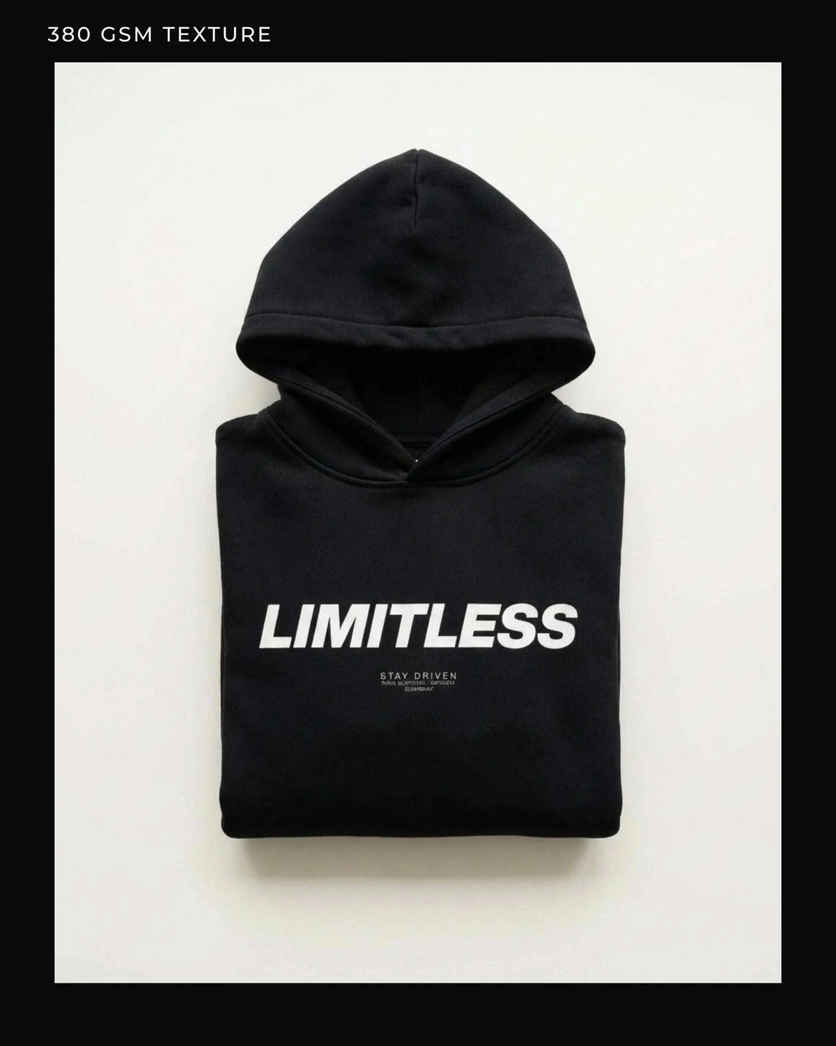 LIMITLESS SCRIPT HOODIE Oversized Hoodie Novawear