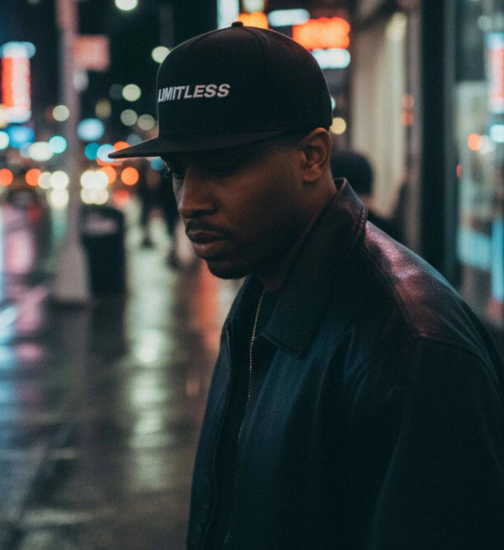 LIMITLESS SNAPBACK – Script Edition Snapback mit Stick Novawear