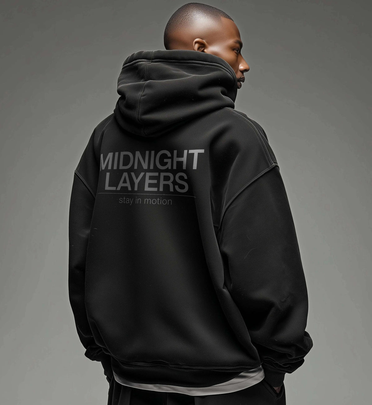 MIDNIGHT LAYERS HOODIE Oversized Hoodie Novawear