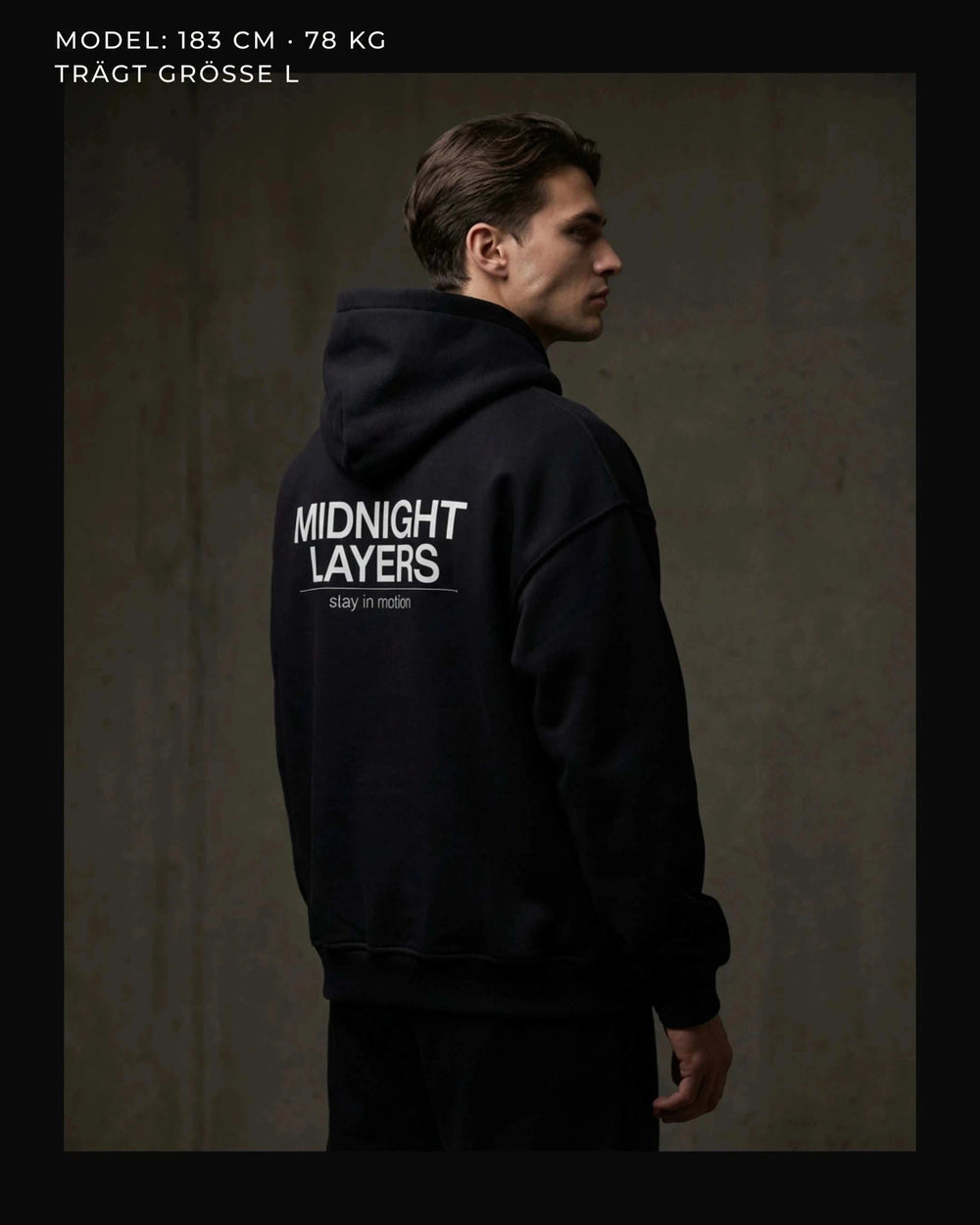 MIDNIGHT LAYERS HOODIE Oversized Hoodie Novawear