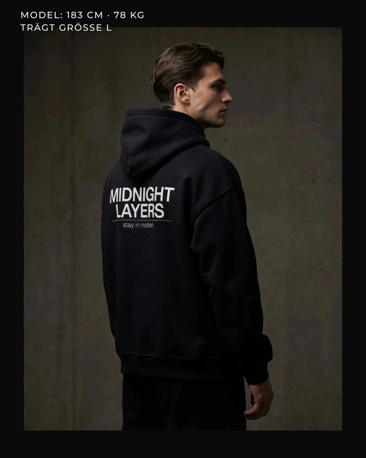 MIDNIGHT LAYERS HOODIE Oversized Hoodie Novawear