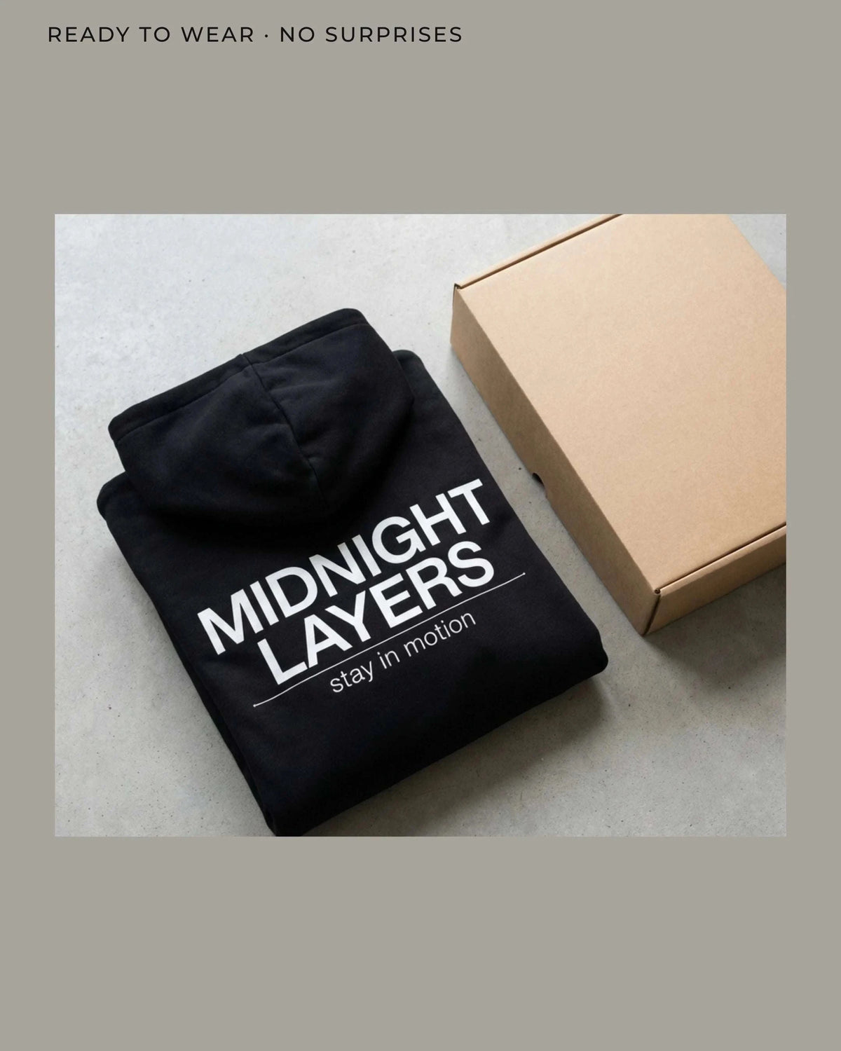 MIDNIGHT LAYERS HOODIE Oversized Hoodie Novawear