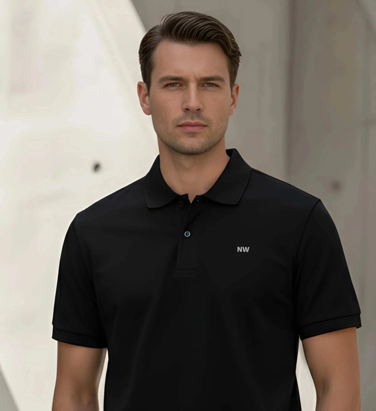 MIDNIGHT POLO – Dark Layers Edition Poloshirt Stick Novawear