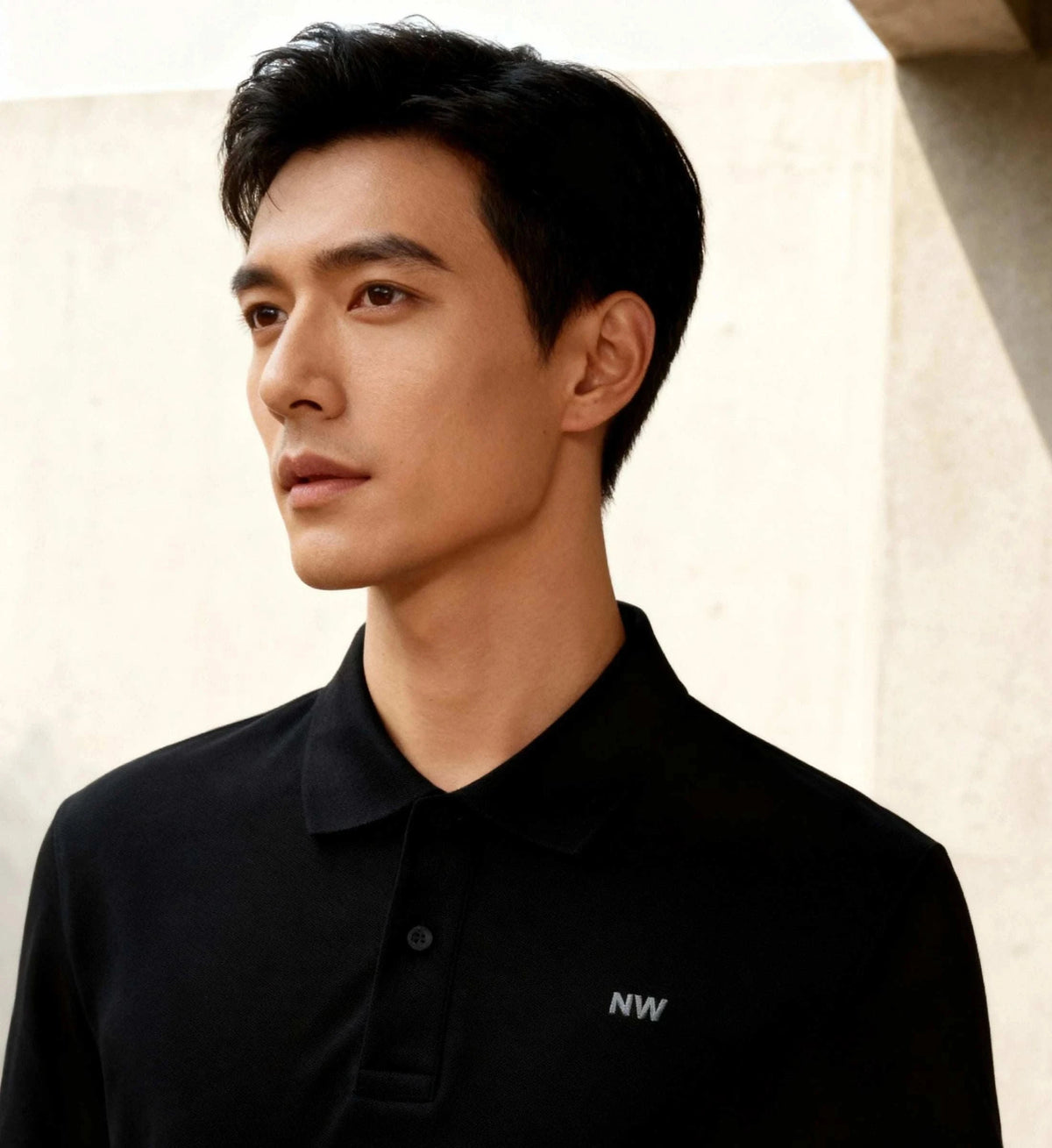 MIDNIGHT POLO – Dark Layers Edition Poloshirt Stick Novawear