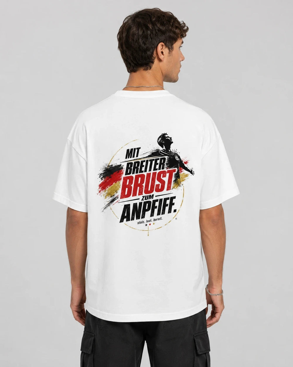 Mit breiter Brust Oversized Shirt