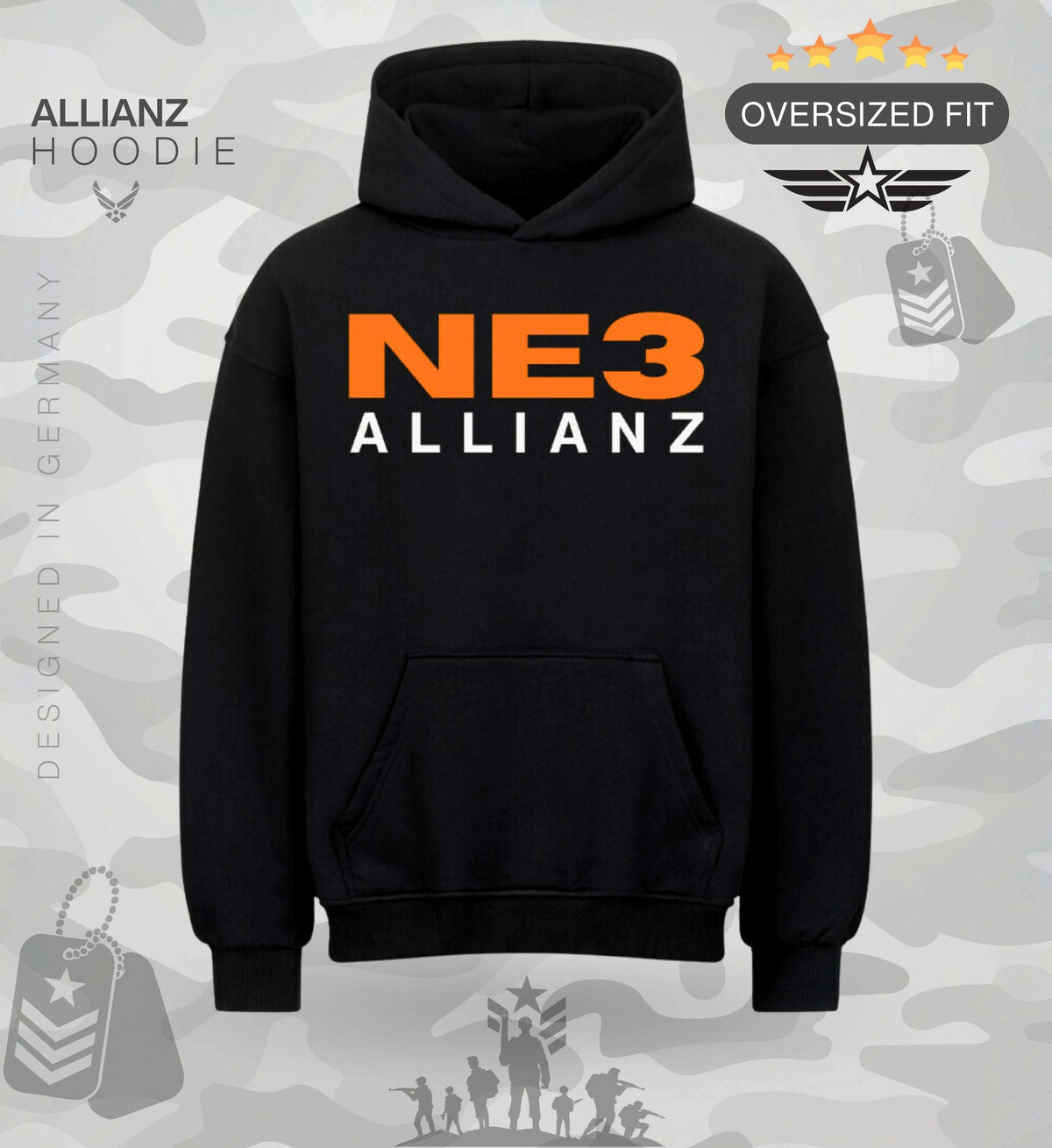 NE3 – Allianz Hoodie | Limited Edition (NOVAWEAR ELITE) Oversized Hoodie Novawear