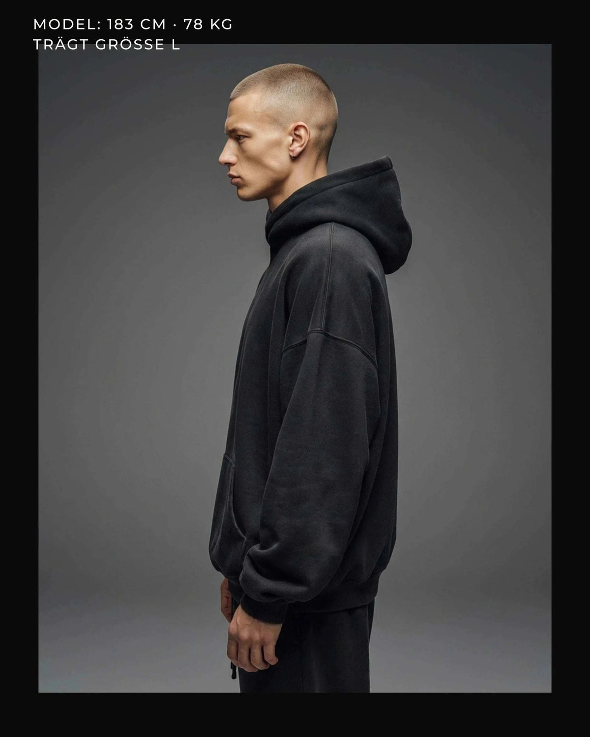 NOVA CORE HOODIE – Black Edition Oversized Hoodie NOVAWEAR