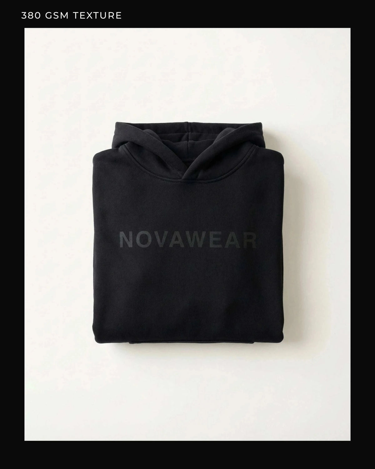 NOVA CORE HOODIE – Black Edition Oversized Hoodie NOVAWEAR