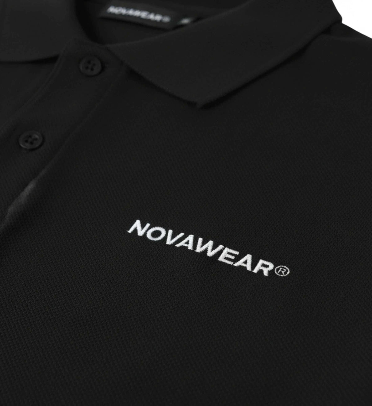 NOVA CORE POLO – Black Edition Poloshirt Stick Novawear
