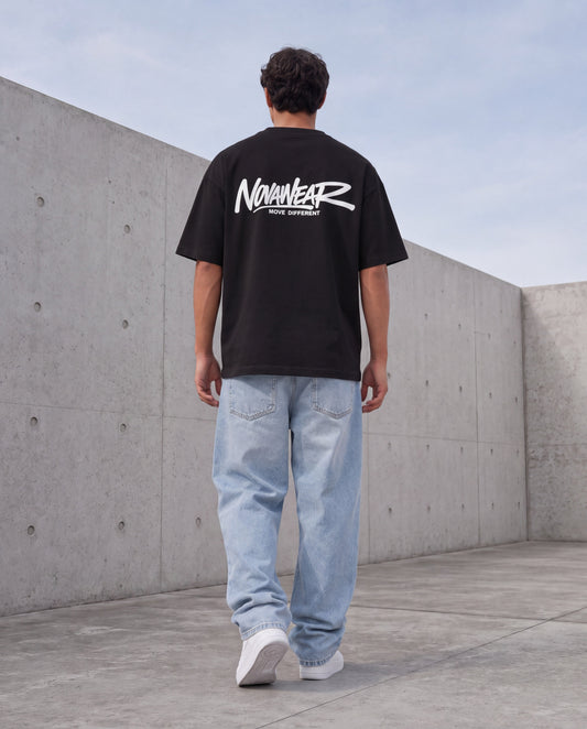 NOVAWEAR Coreframe Premium Shirt in Schwarz – Rückenansicht
