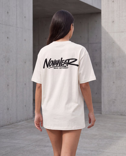 NOVAWEAR Coreframe Premium Shirt in Natural Raw – Rückenansicht