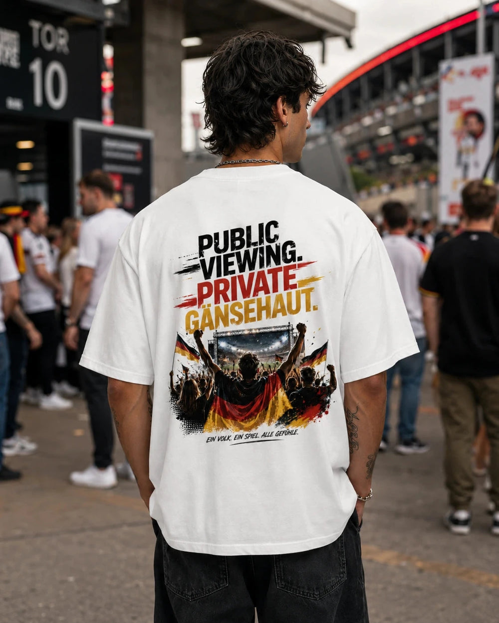 Private Gänsehaut Oversized Shirt Oversized T-Shirt Novawear